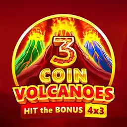 3 Coin Volcanoes slot icon by Booongo, available at Fenikss Casino