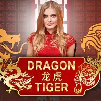 Dragon Tiger game by Evolution – logo hosted on Fenikss Casino