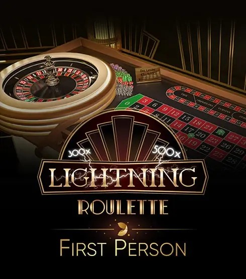 First Person Lightning Roulette logo by Evolution Fenikss Casino