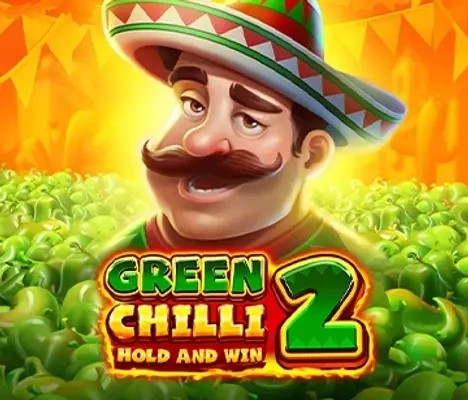 Green Chilli 2 online game logo by 3 Oaks Gaming on fenikss-casino-lv.com