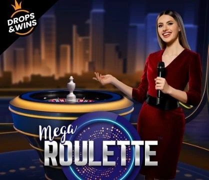 Official Live Dealer logo: Mega Roulette by Pragmatic Play at Fenikss Casino