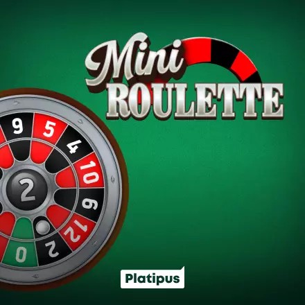 Try Mini Roulette slot by Platipus on fenikss-casino-lv.com – logo image