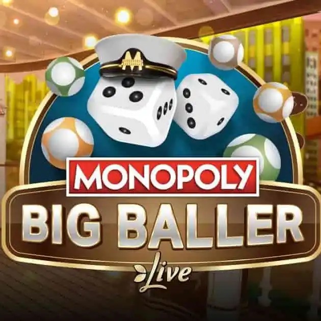 MONOPOLY Big Baller game by Evolution – logo hosted on Fenikss Casino