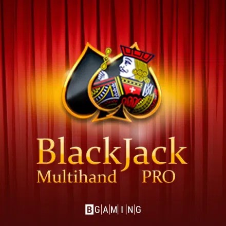 Multihand Blackjack Pro logo by BGAMING at Fenikss Casino